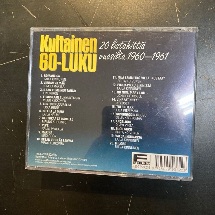 V/A - Kultainen 60-luku 1 CD (VG/M-)